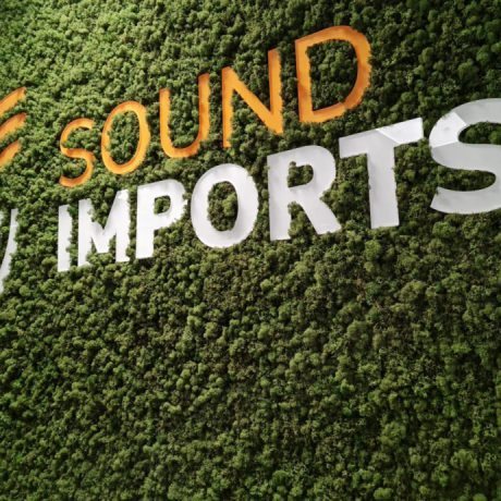 Sounds Imports binnenreclame