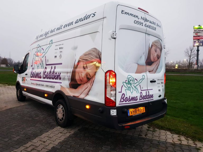 Bosma Bedden autobelettering