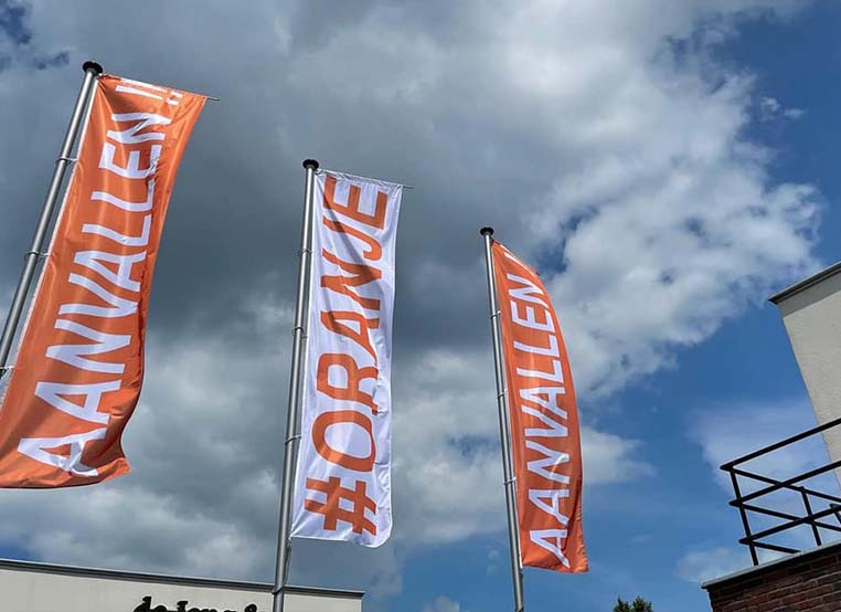 Oranje vlaggen, evenementen