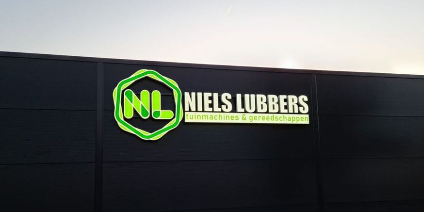 Niels Lubbers lichtreclame